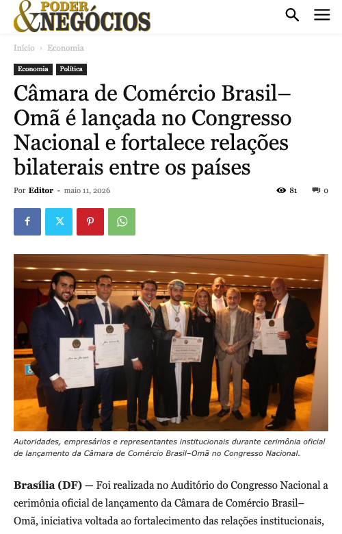 Poder e Negócios